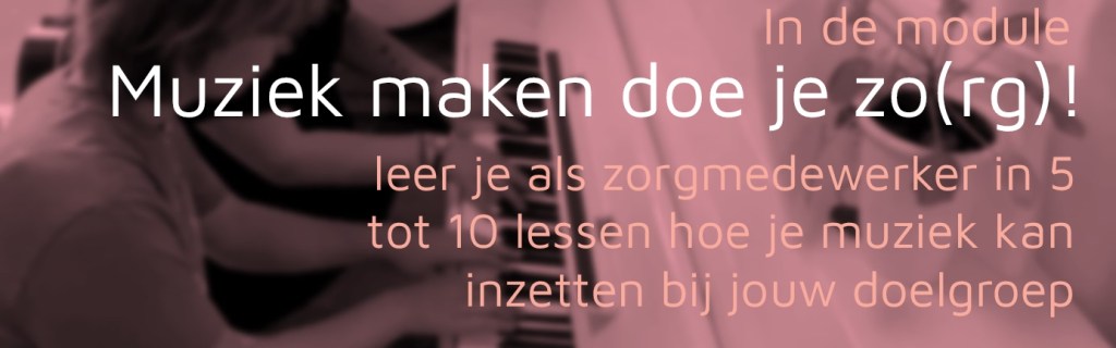 Module: Muziek maken doe je&nbsp;zo(rg)!